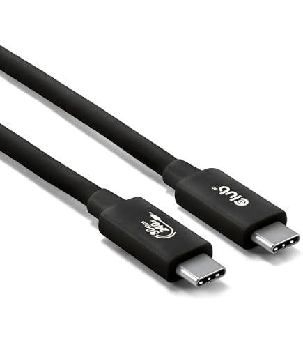 Amazon.com: Club 3D USB C to USB C Cable 16.4ft - 5m 10Gbps Data